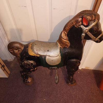 Mobo antique horse childs riding toy