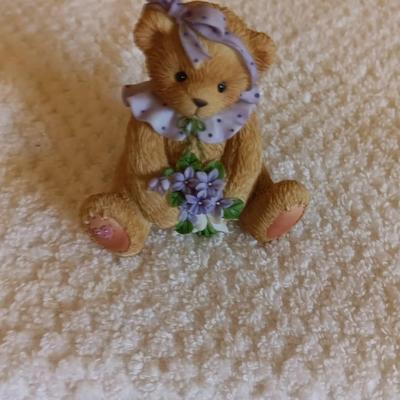 CHERISHED TEDDIES, IRIS, LILY, PANSY AND OTHER FLOWER TEDDIES