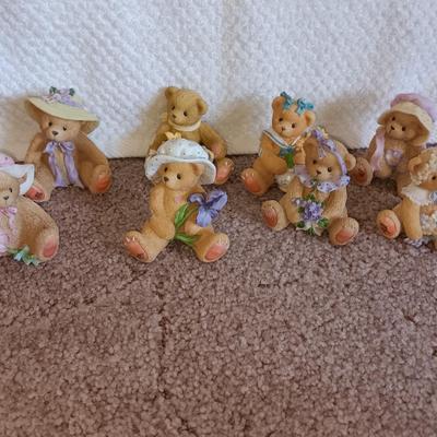 CHERISHED TEDDIES, IRIS, LILY, PANSY AND OTHER FLOWER TEDDIES