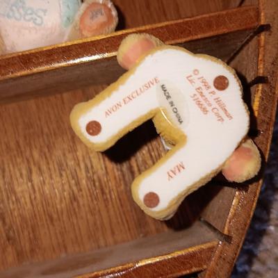 SMALL CHERISHED TEDDIES WITH HEART SHAPED SHADOWBOX