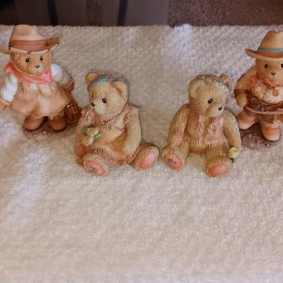COWBOY AND INDIAN CHERISHED TEDDIES
