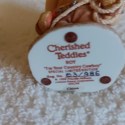 COWBOY AND INDIAN CHERISHED TEDDIES
