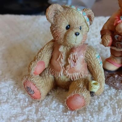 COWBOY AND INDIAN CHERISHED TEDDIES