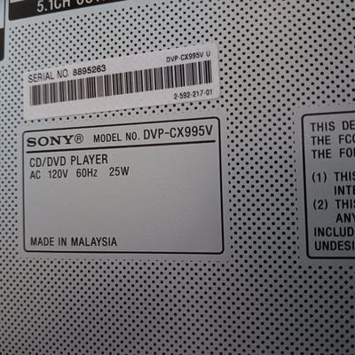 SONY 400 DISC DVD PLAYER WITH DVD MOVIES