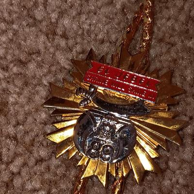 EL JEBEL HAT WITH BOLO PINS AND CASE