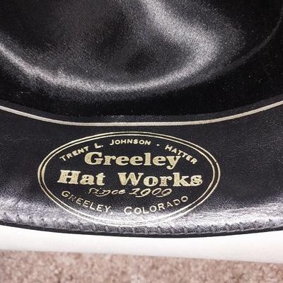 GREELEY HAT WORKS COWBOY HAT AND COOL HAT BOX