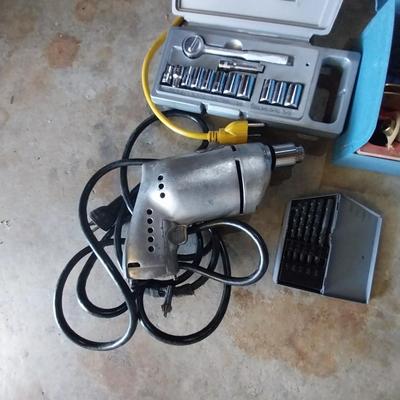 ELECTRIC DRILL-SHOP LIGHT-SOLDER-SOCKET SET