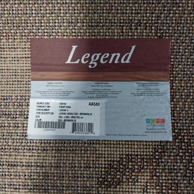 WICKER SHELF UNIT AND LEGEND RUNNER RUG
