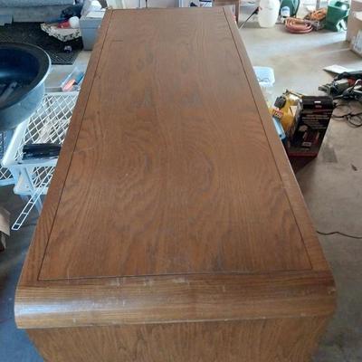 WOODEN FOUR DRAWER AND STORAGE CABINET