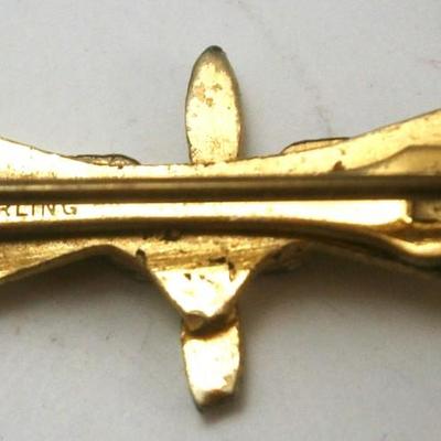 WWII Era Sterling Silver Air Corps Pin