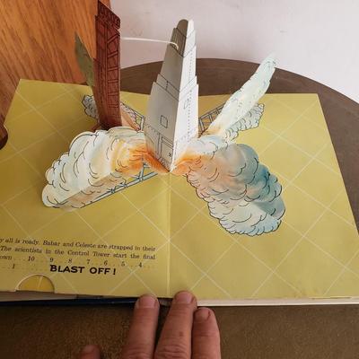 A popup book Barber's moon trip
