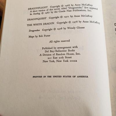 The dragon riders of Perth vintage book with slip cover hardback