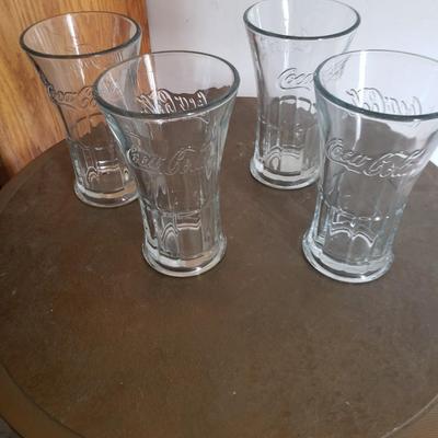 Lot of 16 oz Coca-Cola glasses