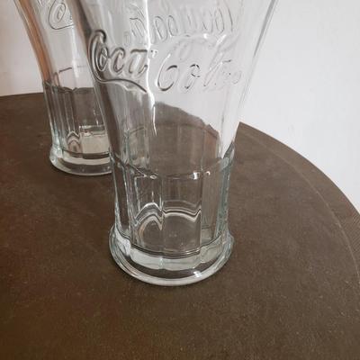 Lot of 16 oz Coca-Cola glasses
