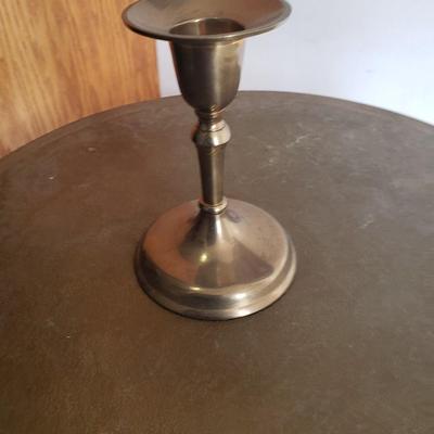 Brass candlestick 8 inch
