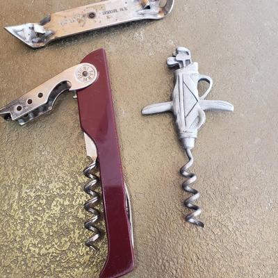 Bottle opener in cork screw lot