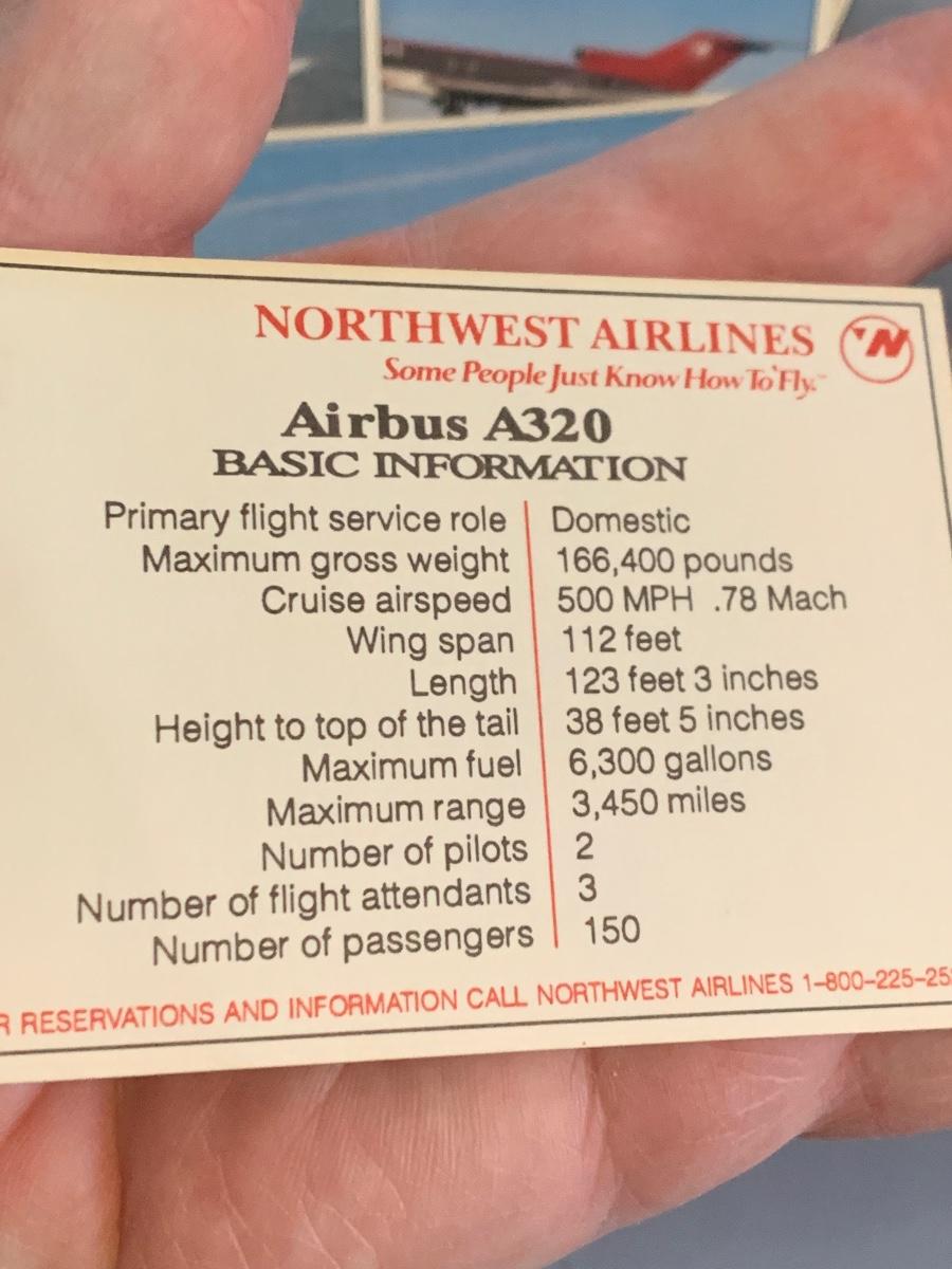 Vintage Northwest Airlines Pilot’s Cards | EstateSales.org