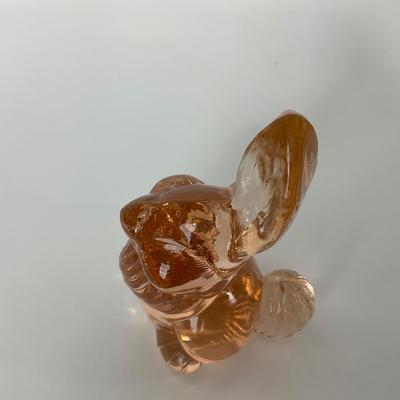 -11- URANIUM | Viking Glass Peach Epic Bunny (Thumper) | Marked