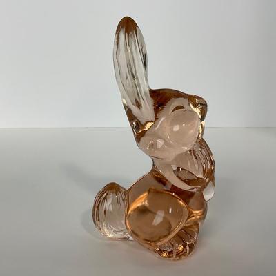 -11- URANIUM | Viking Glass Peach Epic Bunny (Thumper) | Marked