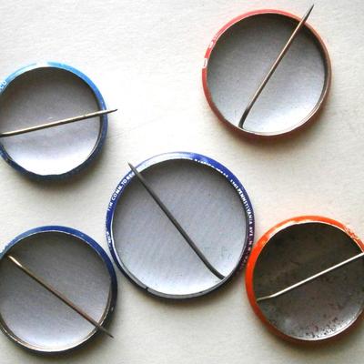 5 Vintage 1960's Nixon Pinback Buttons,