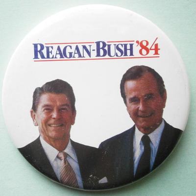 Bush '84 Pinback Buttons