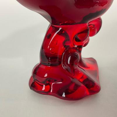 -20- HEISEY | By Dalzell Ruby Red Mallards Marked | Set Of Three