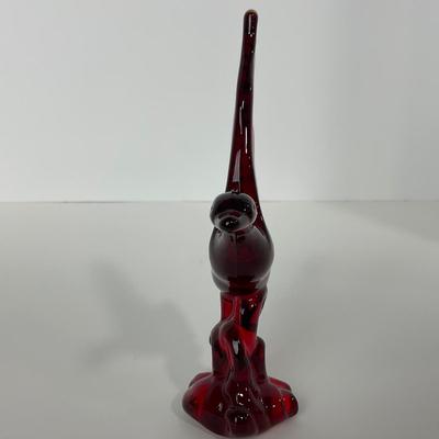 -20- HEISEY | By Dalzell Ruby Red Mallards Marked | Set Of Three