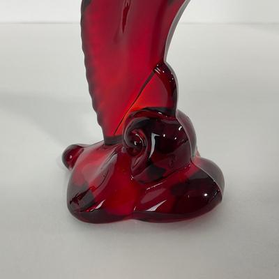 -20- HEISEY | By Dalzell Ruby Red Mallards Marked | Set Of Three