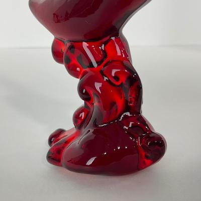 -20- HEISEY | By Dalzell Ruby Red Mallards Marked | Set Of Three
