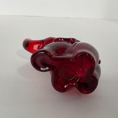 -32- FENTON | Mosser Ruby Red Elephant