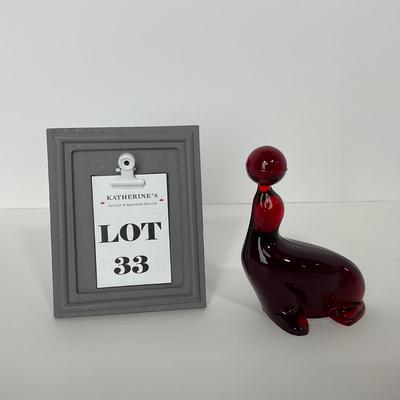 -33- NEW MARTINSVILLE | Viking Marked Ruby Red Seal