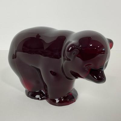 -40- VIKING | Marked Ruby Red Momma Bear
