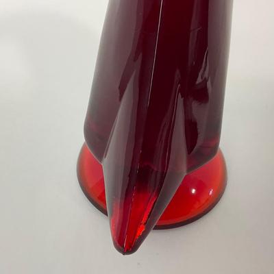 -42- VIKING | Mid Century Epic Ruby Red Duck | Curved Neck