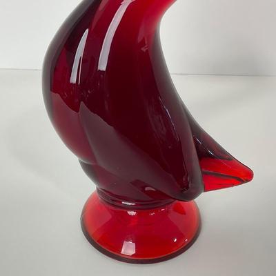 -42- VIKING | Mid Century Epic Ruby Red Duck | Curved Neck