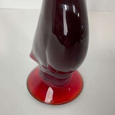 -43- VIKING | Mid Century Epic Ruby Red Duck | Stretched Neck
