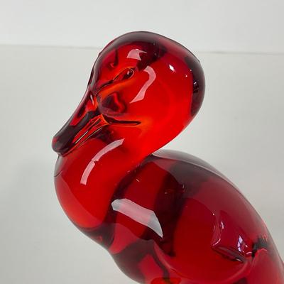 -46- VIKING | Mid Century Epic Amberina Fighting Duck | Head Up