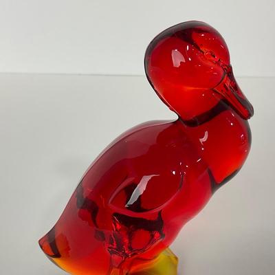 -46- VIKING | Mid Century Epic Amberina Fighting Duck | Head Up