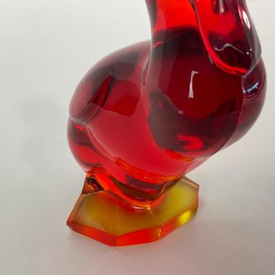 -46- VIKING | Mid Century Epic Amberina Fighting Duck | Head Up