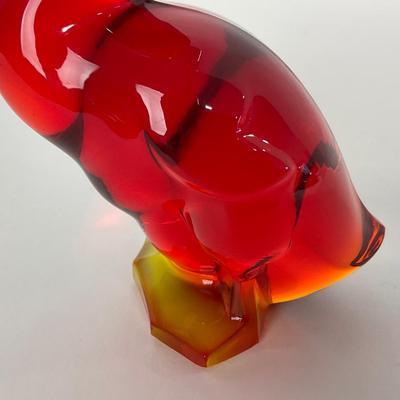 -46- VIKING | Mid Century Epic Amberina Fighting Duck | Head Up