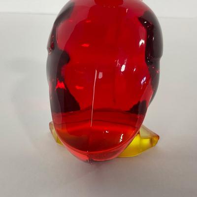 -46- VIKING | Mid Century Epic Amberina Fighting Duck | Head Up