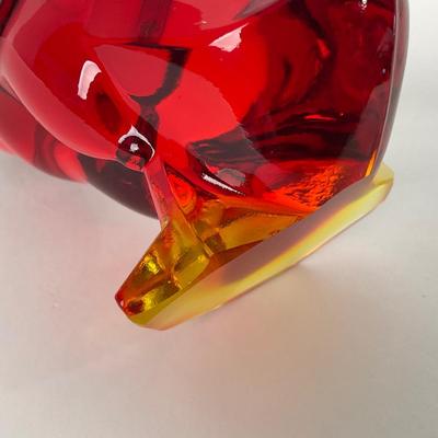 -46- VIKING | Mid Century Epic Amberina Fighting Duck | Head Up