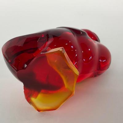 -46- VIKING | Mid Century Epic Amberina Fighting Duck | Head Up