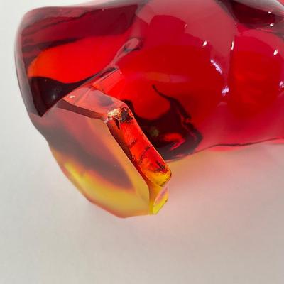 -46- VIKING | Mid Century Epic Amberina Fighting Duck | Head Up