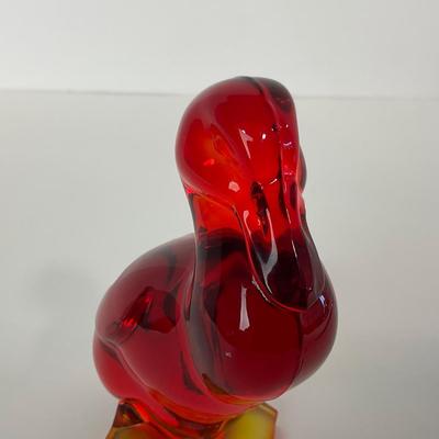 -46- VIKING | Mid Century Epic Amberina Fighting Duck | Head Up