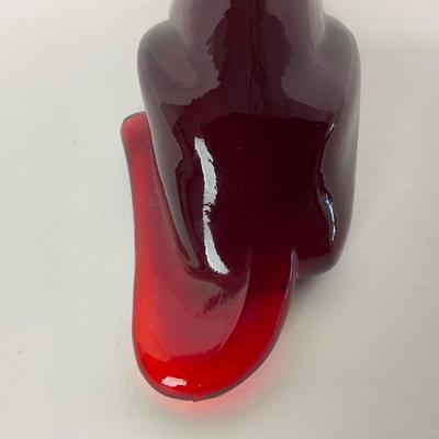 -49- HEISEY | By Mosser Imperial Ruby Red Panther