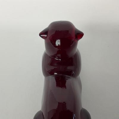 -49- HEISEY | By Mosser Imperial Ruby Red Panther