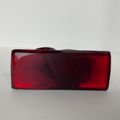 -51- NEW MARTINSVILLE | Ruby Red Squirrel Bookend