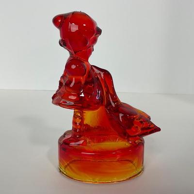 -52- LE SMITH | Red Amberina Goose & Girl