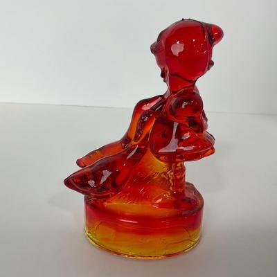 -52- LE SMITH | Red Amberina Goose & Girl