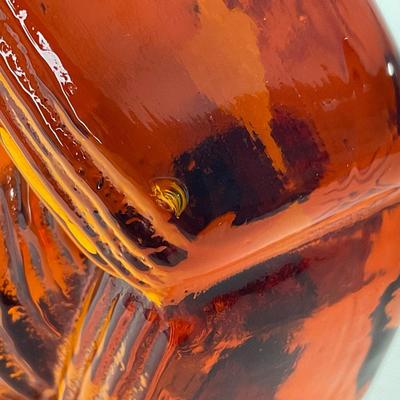 -55- VIKING | See No Evil Amber Monkey | Paperweight